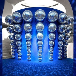 Venta al por mayor Esfera <span class=keywords><strong>Navidad</strong></span> 2cm 3cm 4cm 5CM 6cm 8cm 10cm Plata Oro Azul <span class=keywords><strong>Rosa</strong></span> Mini Disco Mirror Ball - Product Image 5