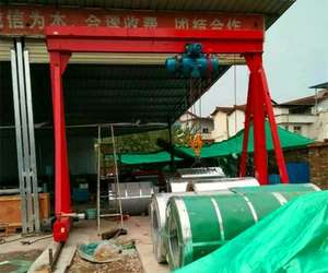 Grue à portique mobile à montage facile avec roues en caoutchouc pivotantes à 360 degrés, portique à portique réglable pour un espace de travail flexible - Product Image 2