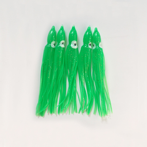 Señuelos de Pesca, faldas de calamar, anzuelos suaves de agua salada - Product Image 2