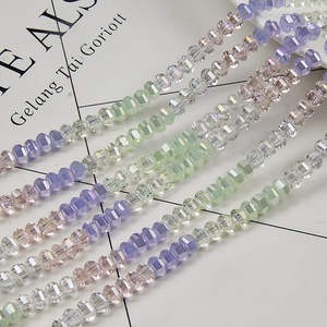 Bán Buôn Rondelle Áo Mặt Pha Lê Hạt AB Màu Vòng Glass Bead Loose Spacer Hạt Đối Với Trang Sức Làm DIY - Product Image 4