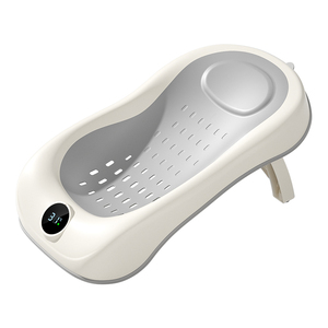 Nuova Sedia da Bagno Sicura per Neonati e Bambini, Vasca da Bagno in Plastica Traspirante con Termometro, Prodotti per il <span class=keywords><strong>Bagnetto</strong></span> del Bambino - Product Image 2