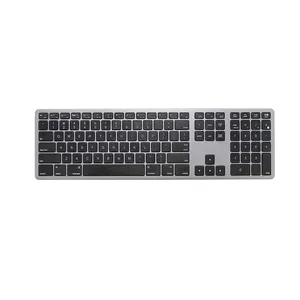 Benutzer definierte Fabrik hochwertige Laptop Aluminium dünne Magic Wireless Computer Silent Office BT Tastatur für Mac