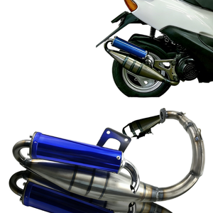 High Performance Moped Exhaust Pipes - Stainless Steel Slip-On