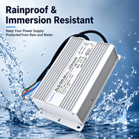 Alimentation LED étanche IP67 VaneAims 12V/24V à tension constante, boîtier en aluminium, transformateur extérieur 50W/100W/150W