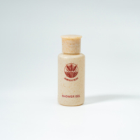 Petite bouteille de shampoing personnalisé et nettoyant pour le corps, article de luxe jetable à forte demande pour les marques de shampoing des hôtels haut de gamme