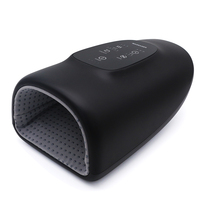 Masseur de paume de main avec airbag chauffant, 3 niveaux de chaleur, 3 modes, sans fil, rechargeable par USB, pour soulager l'arthrite et le syndrome du canal carpien