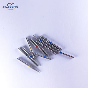 Huacera 4104A Kit di frese diamantate laboratorio dentale in carburo di alta qualità punte Router per fresatrice intarsio preparazione Onlay per - Product Image 5