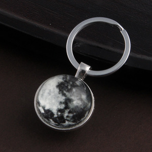 Porte-clés en cristal double face de haute qualité, personnalisé, exquis, lumineux, avec le soleil, les <span class=keywords><strong>neuf</strong></span> planètes, la lune, la galaxie, la Terre, pour cadeau - Product Image 6