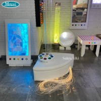 Equipo de Estimulación Visual y Táctil para Habitaciones Sensoriales con Luces LED de Colores Cambiantes para Autismo, Juego Completo de Equipo de Entrenamiento Sensorial