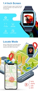 Reloj Inteligente 4G Android para Niños KT15, Teléfono Celular, Reloj con SOS, Videollamada, Juego de Matemáticas, Rastreador GPS, Reloj Inteligente para Niños - Product Image 6