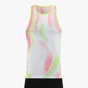 Chaleco Deportivo Casual para Mujer, con Estampado, de Lona, para Atletismo, Maratón y Competencia, con Logotipo Personalizado, de Secado Rápido y Transpirable - Product Image 4