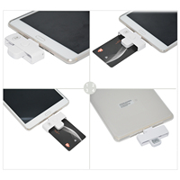 USB Tipo-C Contacto Emv Lector de tarjetas Máquina Chip Lector de tarjetas de identificación móvil inteligente ACR39U-NF