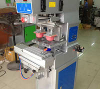 Machine d'impression tampon pour bols à salade, machine d'impression tampon 2 couleurs pour semelles de chaussures, machine à tamponner