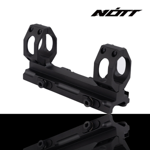 ขายึดกล้องเล็ง NOTT สำหรับท่อขนาด 30 มม. ความสูงตรงกลาง 1.7 นิ้ว สำหรับการล่าสัตว์และอุปกรณ์ออปติกกลางแจ้ง พร้อมตัวหนีบแบบสองสกรู - Product Image 2
