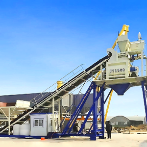 Estación de Mezcla de Concreto Premezclado Tipo Cinta de Alta Calidad, Serie HZS, Planta Dosificadora de Concreto Autonivelante Estacionaria - Product Image 2