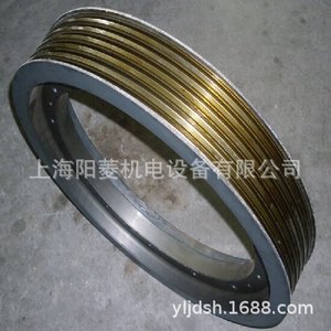 Roue d'ascenseur Mitsubishi 6-8-400 à 6 rainures, câble en acier de 10 mm de diamètre extérieur 620, pièces industrielles en acier au carbone - Product Image 3