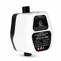 Pompa Peningkat Tekanan Air Mandi Otomatis Mini Rumah Tangga 18m DC24V100W IP56 Pemanas Air Dapur Keran Air Pompa Tekanan Rendah