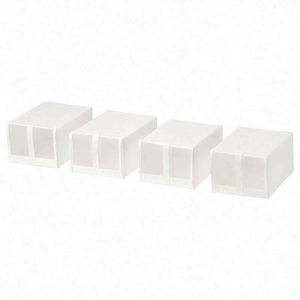 Foldable Bathroom <b>Shoe</b> <b>Storage</b> Box, Bedroom Style Home Furniture Organization Solution - Product Image 1