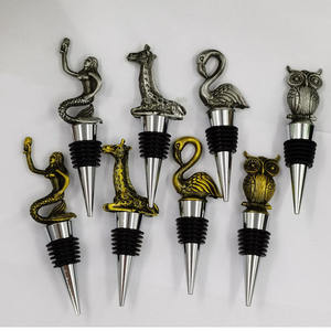 Aangepaste Creatieve Zwaan Giraf Adelaar Zeemeermin Uil Vorm Wijnfles Stoppers Dier Flamingo Wijn <span class=keywords><strong>Stopper</strong></span> - Product Image 6