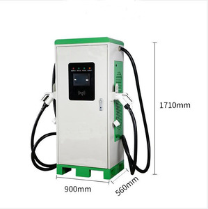สถานีชาร์จแบบติดตั้งบนพื้น รองรับการชาร์จแบบสองหัว กำลังไฟฟ้า 30kw 40kw 60kw 120kw สำหรับรถยนต์ - Product Image 5