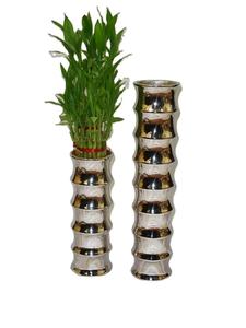 แจกันดอกไม้คอลเลคชั่นพรีเมียม แฟนซี วานเทจ ทันสมัย หรูหรา สำหรับตกแต่งบ้าน แจกันคริสตัลและหินแกรนิตสำหรับวางบนโต๊ะ - Product Image 6