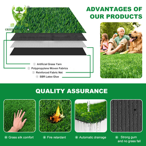 <span class=keywords><strong>Gazon</strong></span> artificiel <span class=keywords><strong>synthétique</strong></span> de qualité supérieure de 30 mm, tapis paysager extérieur antidérapant pour la zone environnante de la <span class=keywords><strong>piscine</strong></span> - Product Image 6