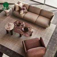 Moontree Wohnzimmer-Stoffsofa Kreatives Ecksofa Sessel Ruhebereich Empfang Bekleidungsgeschäft Ruhebereich Sofas und Stühle