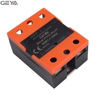 GEYA GSR1-1-25AA Relais Statique Monophasé sur Rail DIN 25A 30A 40A 60A 16A DC-DC