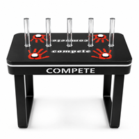 Table de jeu de réaction 2 joueurs avec éclairage LED, vente en gros d'usine, table d'arcade commerciale pour salle de jeux, bar et location