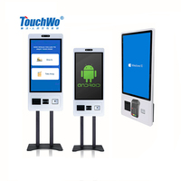 Terminal de paiement tactile en libre-service pour restaurant et hôtel TouchWo avec fonction SDK, borne de paiement Android