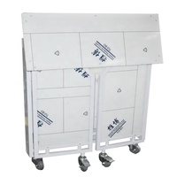Cabine de DJ en alliage d'aluminium Table de DJ portable à hauteur réglable pour la scène, la musique, les événements, les concerts et les boîtes de nuit.