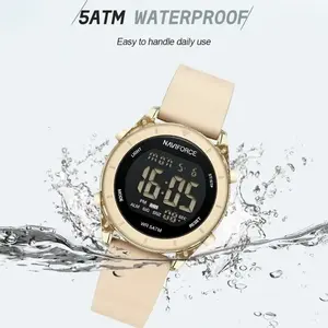 Relojes Digitales NAVIFORCE para Mujer 7108, <span class=keywords><strong>Reloj</strong></span> de Pulsera Luminoso Multifunción para Deportes al Aire Libre, Resistente al Agua, <span class=keywords><strong>Reloj</strong></span> Mujer - Product Image 2
