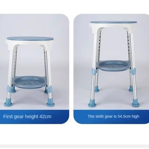Bath Chair With Arms, Medical Shower Seat, Bariatric Bath <b>Stool</b> Safety Shower With Reinforced Crossing <b>Bar</b> for Elderly, Ad - Product Image 4