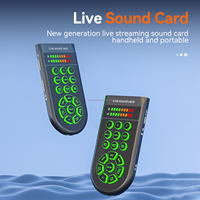 Z8 Tragbare Live-Soundkarte DSP Stimmverzerrer Audio-Interface für Dual-Geräte-Unterstützung Geräuschunterdrückung für Telefon PC