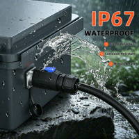 Conector de pin MJ20 Jnicon, serie metálica impermeable 20A/300V, conectores de batería hembra/macho UL94-V0, directo de fábrica