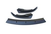 3 pièces Spoiler de pare-chocs avant, Accessoires extérieurs, Lame avant, Pare-chocs, Aile avant, Kit carrosserie pour Tesla Model Y 2021-2024
