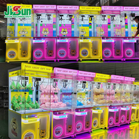 Игровой автомат JISUN Double Claw Doll Machine: высококачественный мини-автомат с монетоприемником для выдачи подарков