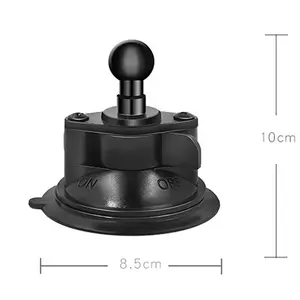 Custom Windshield Car Strong Cam Suction Cup Holder With 17mm 20mm 25mm Ball Head Mount For Ram Phone Holder Truck Tractor SUV