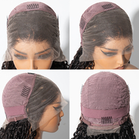 Wig Rambut Manusia Grosir Wig Lace Front untuk Rambut Keriting Warna Alami Lace Transparan Tanpa Lem Vendor Langsung Wanita