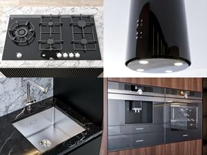 Meubles de cuisine sur mesure, armoires RTA, bois massif, laque grise, armoires de cuisine américaines, usine de Foshan pour la vente en gros - Product Image 6