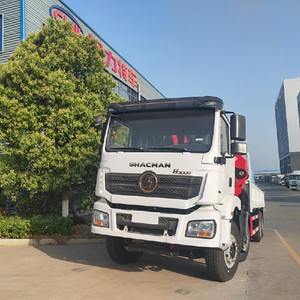Shacman H3000 8x4 Truck With Palfinger Folding Boom Crane 20 Ton Knuckle Crane Truck for Sale - Product Image 2