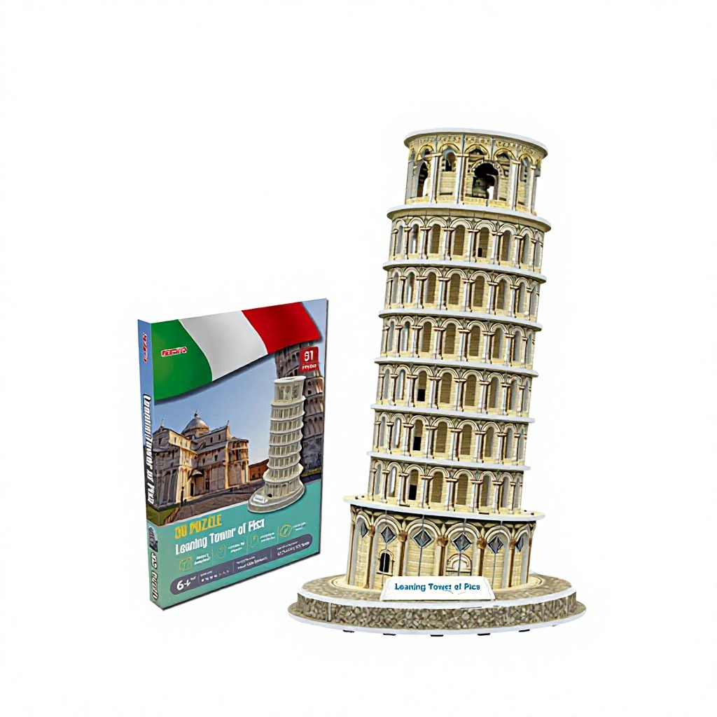 A0103 leaning tower of pisa-english packaging