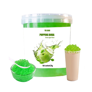 Perles vertes éclatantes Boba pour Bubble Tea avec sucre – Fournitures de boissons haut de gamme en gros - Product Image 2