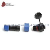 Conector de Enchufe de Nylon Impermeable para Exteriores de 7 Pines, 3 Núcleos y 5 Posiciones SD16 para Automoción y Maquinaria Industrial