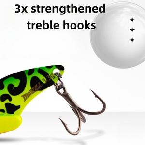เหยื่อตกปลา SNEDA Creek Grasshopper VIB  แบบจิ๊<span class=keywords><strong>ก</strong></span>โลหะเคลือบตะ<span class=keywords><strong>ก</strong></span>ั่วทองแดง สำหรับตกปลาแมนดาริน ชับ และมาซีร์ - Product Image 2