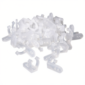 Kit de fixation pour guirlandes lumineuses, 50 supports de lampe en plastique, ouverture de 15 mm, utilisation en intérieur - Product Image 1