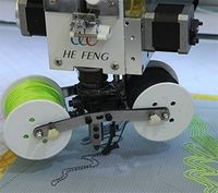 Fabricant d'usine Machine à broder enroulée multifonction 12 couleurs informatisée pour chaussures