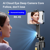 Trípode de palo Selfie de 1,8 metros con rotación de 360 y control remoto de seguimiento 3D, cámara de mano PTZ, función plegable, modelo de RK-X45