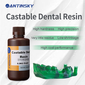 Resina Dental Fundible Antinsky para Impresora 3D DLP LCD, 405nm, 0.5kg, Resina Fotopolímera - Product Image 2