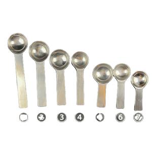DFM1520 Cuchara medidora de café y repostería de acero inoxidable SUS 304 de 15ml y 20ml - Product Image 1